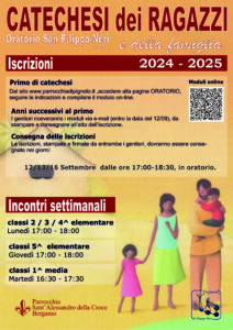 CATECHESI dei RAGAZZI